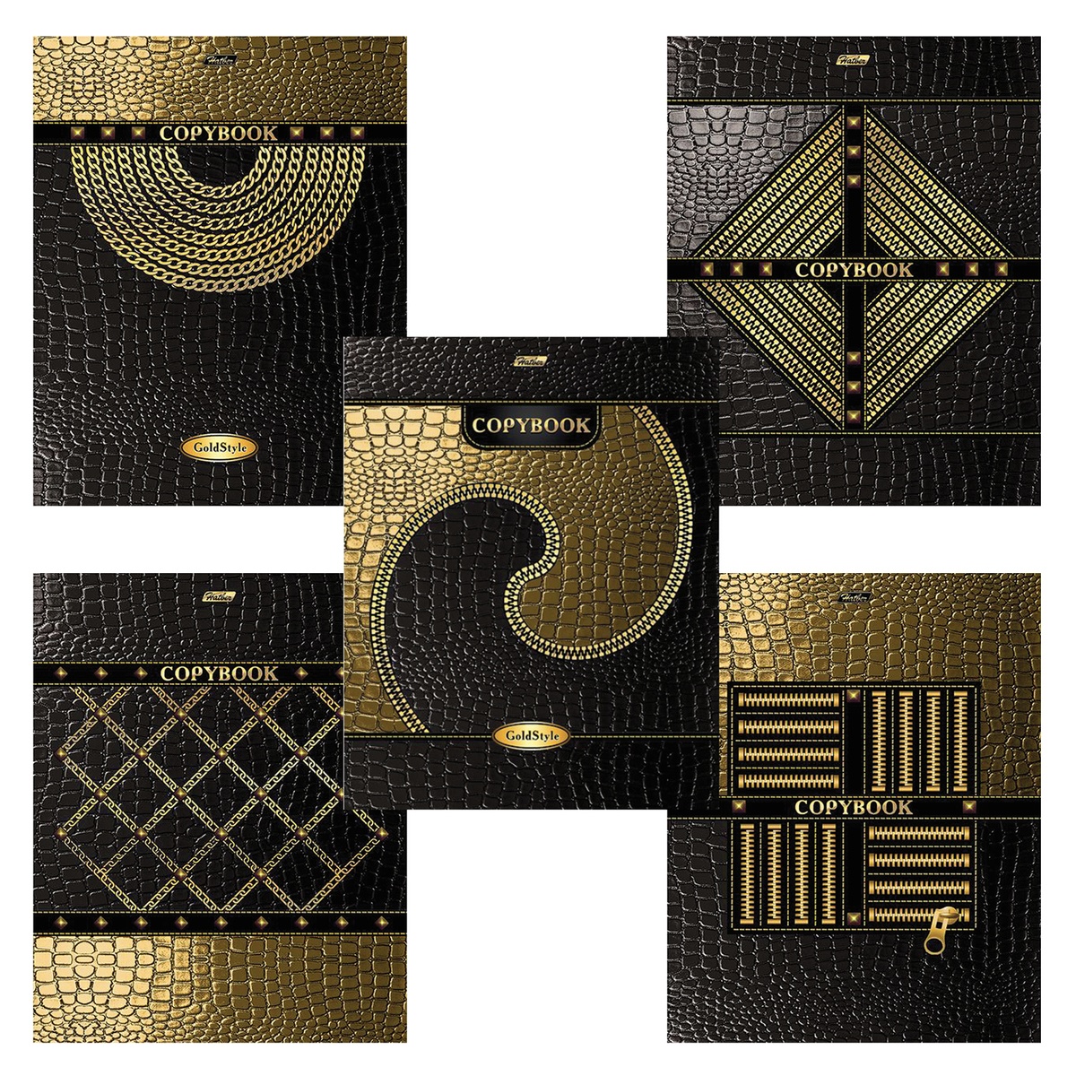

Тетрадь общая в клетку Hatber Gold Style 48Т5лофлВ1, 48 л., 1 шт.