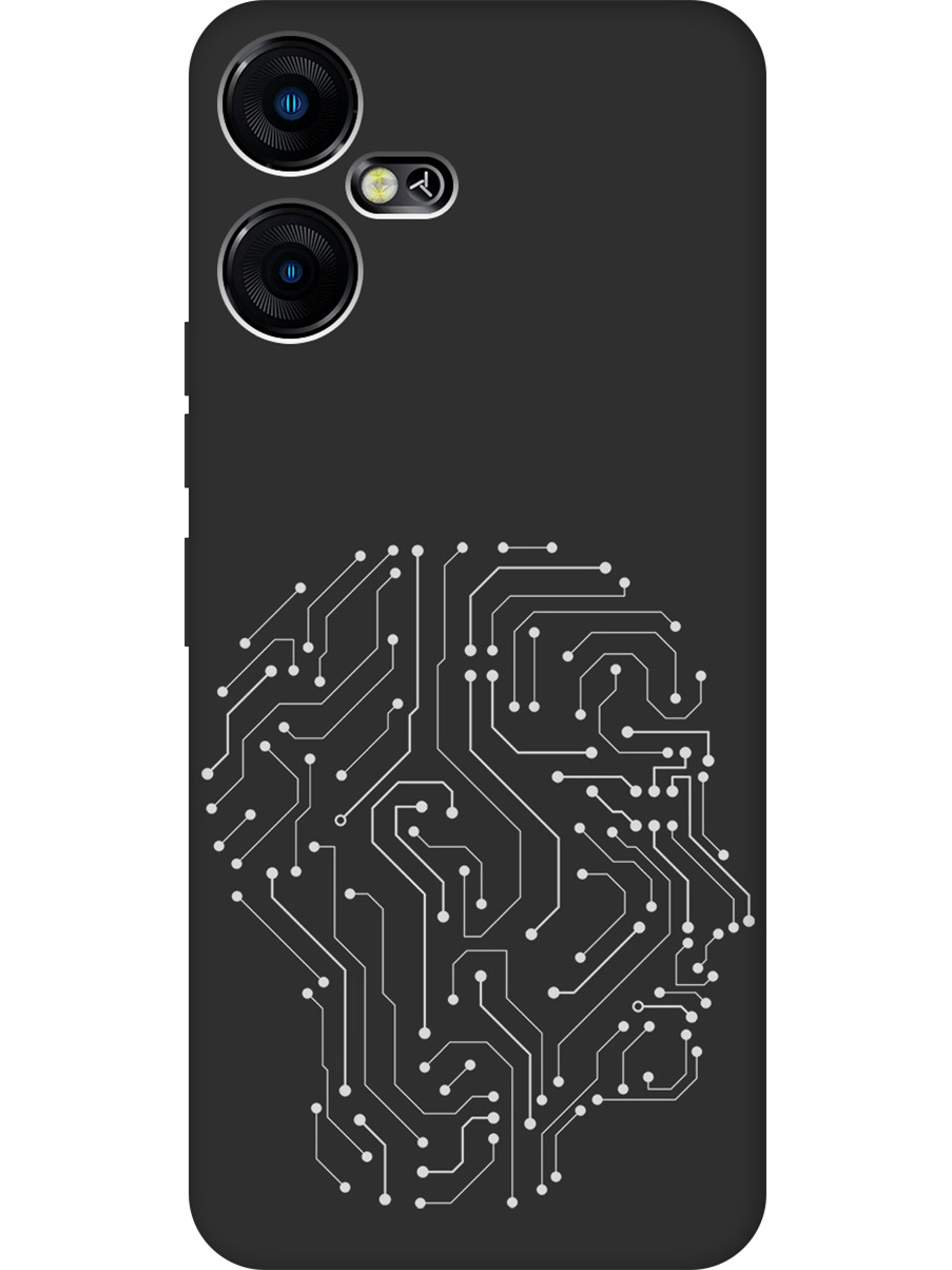 

Матовый Soft Touch силиконовый чехол на Tecno Pova Neo 3 "Mindmap" черный, Черный;белый, 20001481