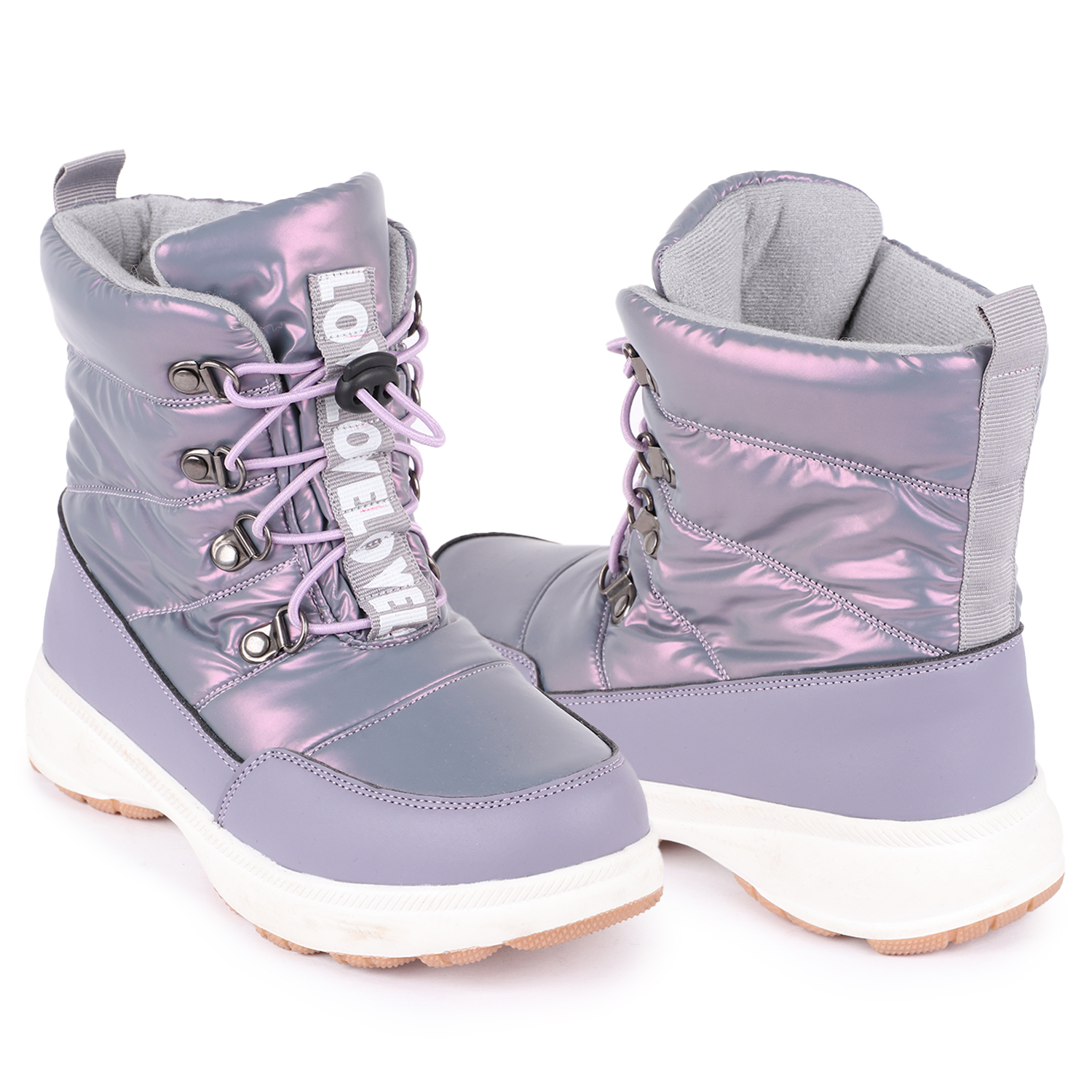 фото Ботинки детские kdx jlfw21-39 purple пурпурный р.37