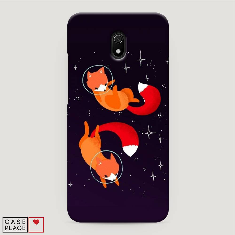 

Пластиковый чехол "Лисы космонавты" на Xiaomi Redmi 8A, 37220-3