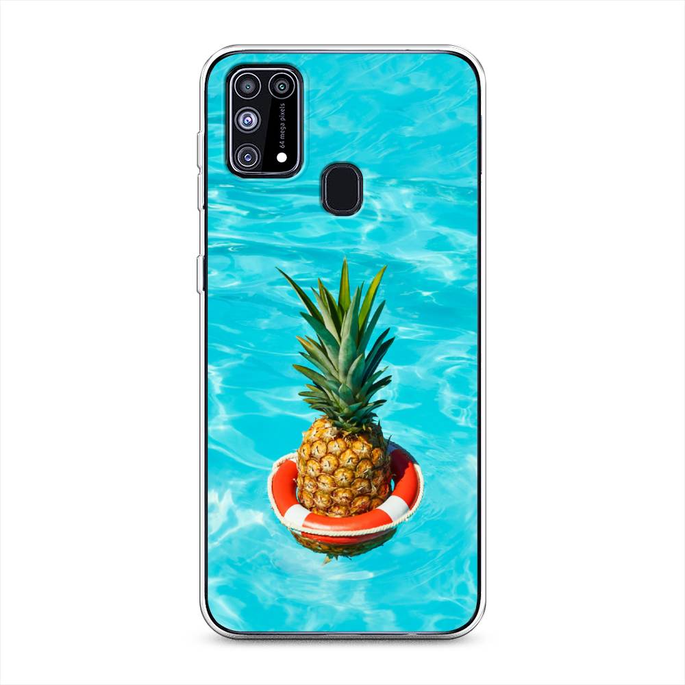 

Чехол Awog на Samsung Galaxy M31 / Самсунг M31 "Ананас в бассейне", Разноцветный, 2100750-10