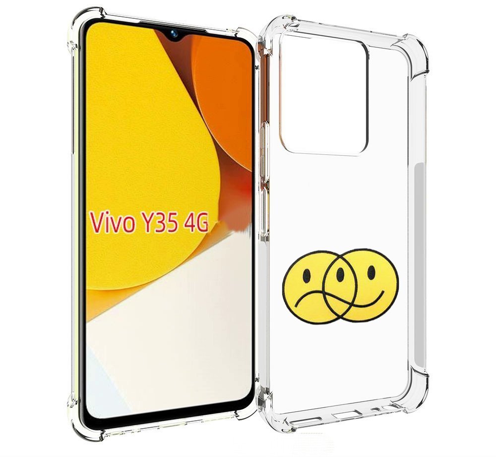 

Чехол MyPads Хиппи для Vivo Y35 4G 2022 / Vivo Y22, Прозрачный, Tocco