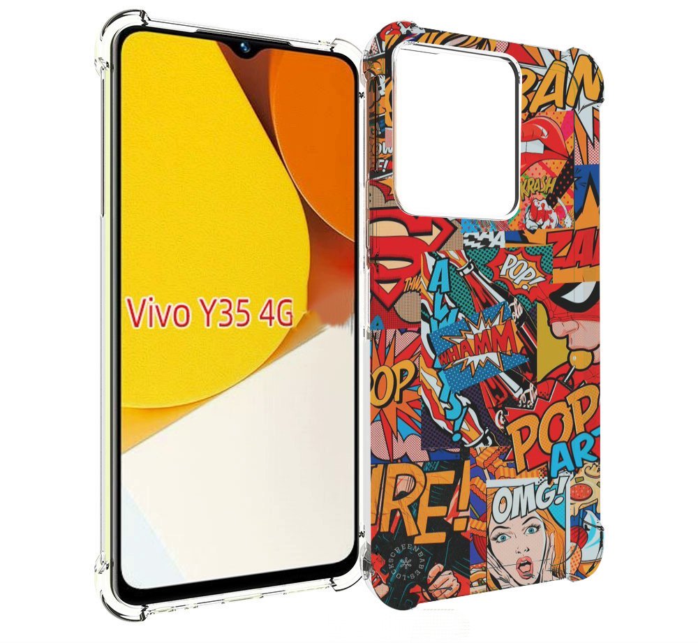 

Чехол MyPads Фон для Vivo Y35 4G 2022 / Vivo Y22, Прозрачный, Tocco