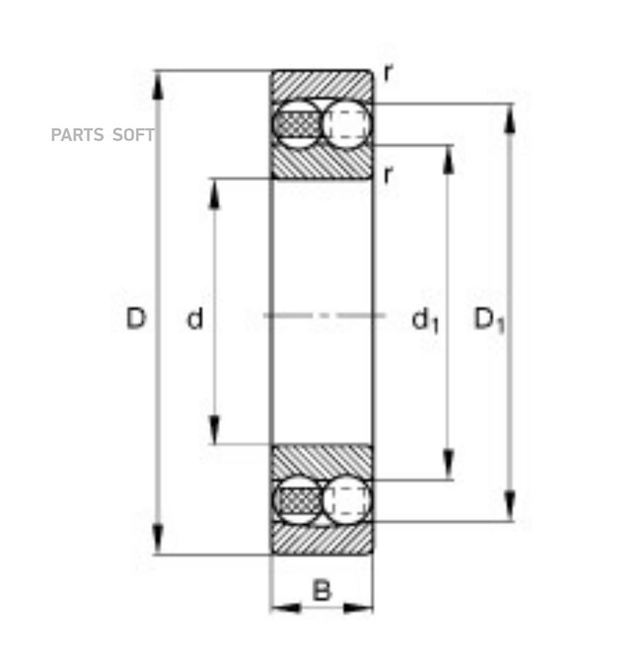 

Подшипник 2308 E-2Rs1Tn9