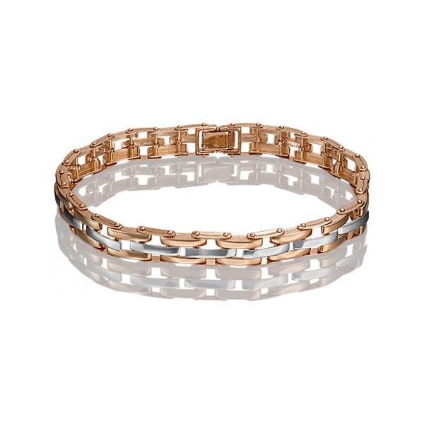 

Браслет из комбинированного золота р. 17 PLATINA jewelry 05-0595-00-000-1111-65, 05-0595-00-000-1111-65