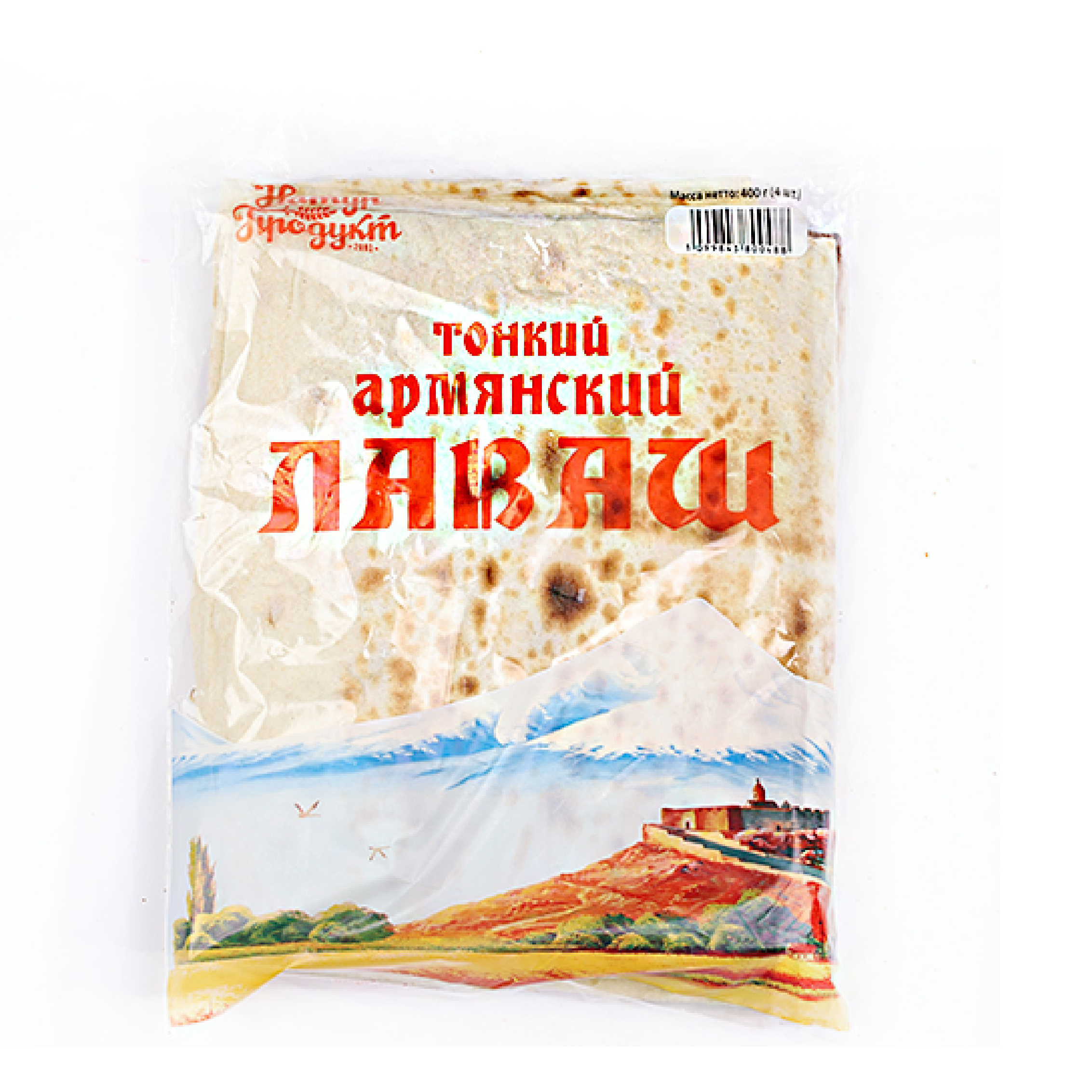 

Лаваш НАТУРпродукт тонкий 400 г, Тонкий