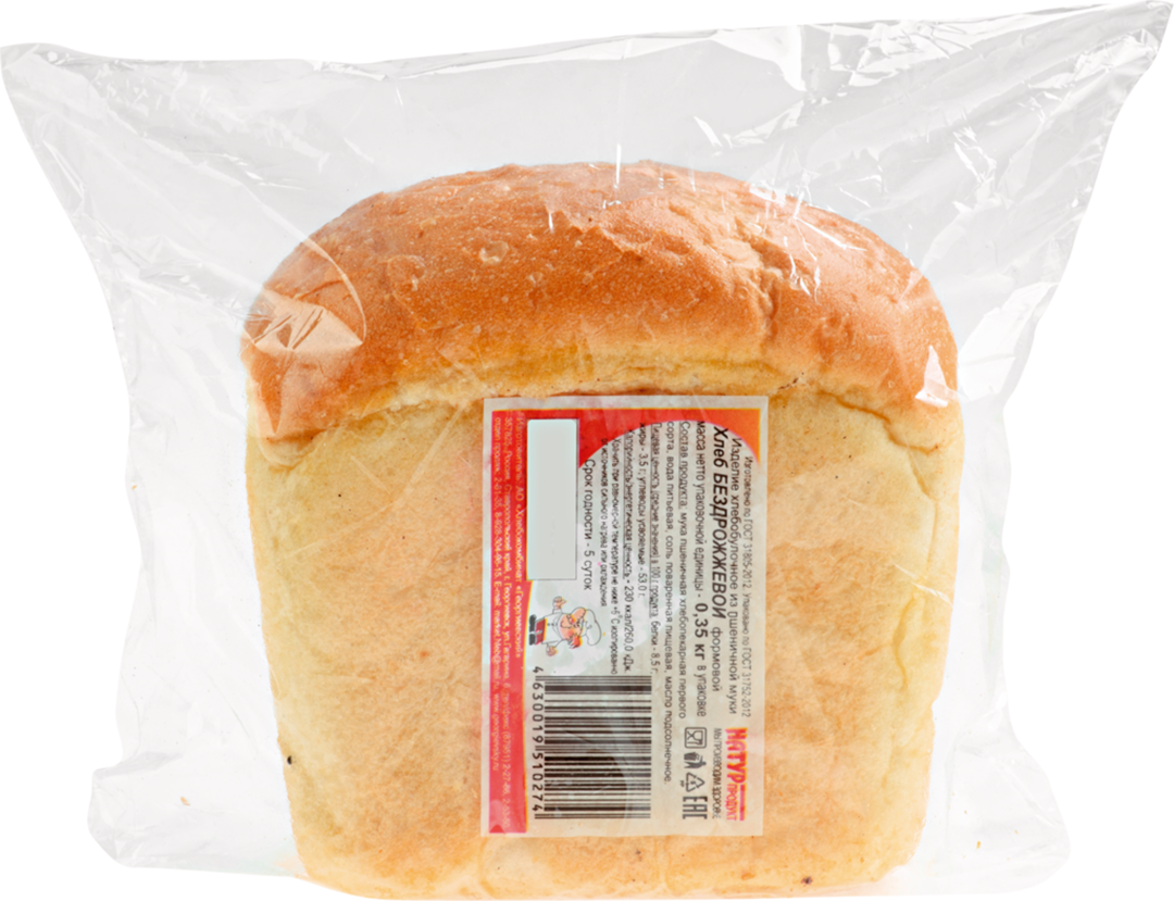 

Хлеб белый АлтайНатурПродукт 350 г