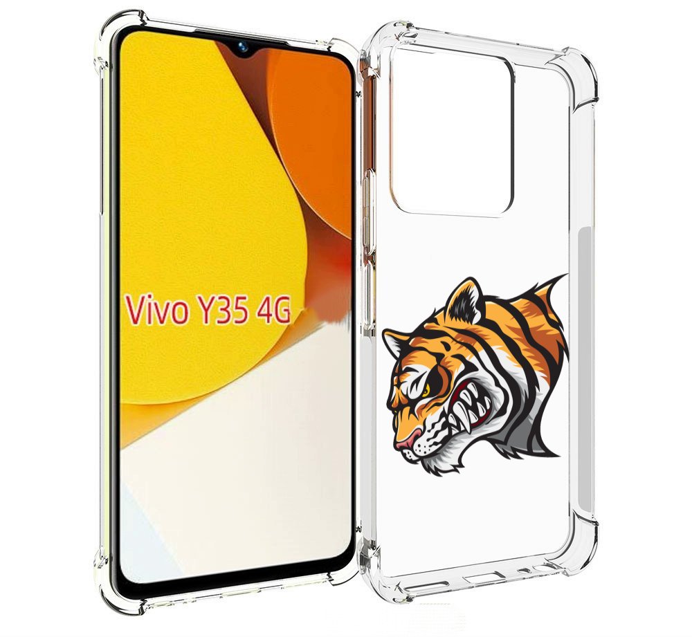

Чехол MyPads Тигр для Vivo Y35 4G 2022 / Vivo Y22, Прозрачный, Tocco