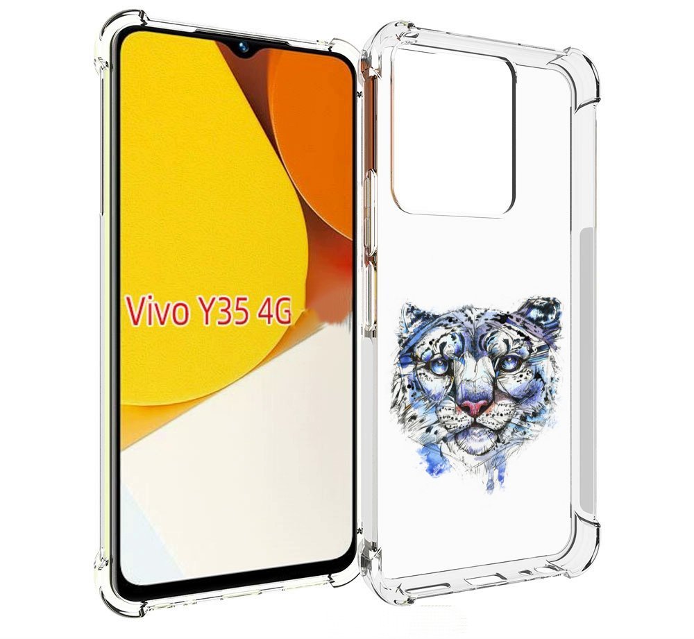 

Чехол MyPads Тигр 4 для Vivo Y35 4G 2022 / Vivo Y22, Прозрачный, Tocco