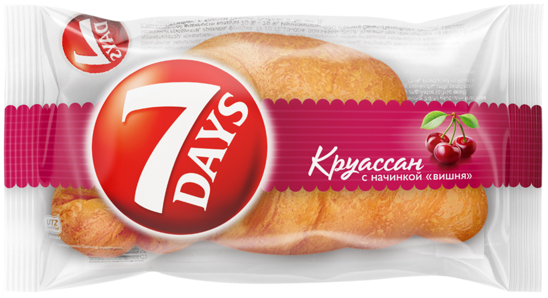 Круассан 7 Days С начинкой вишня 80 г