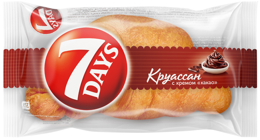 Круассан 7 Days С кремом какао 80 г