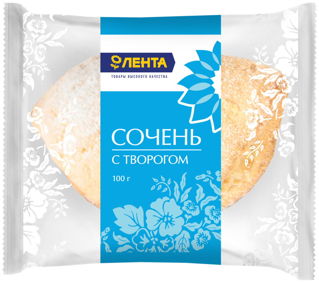 

Сочень Лента с творогом 100 г