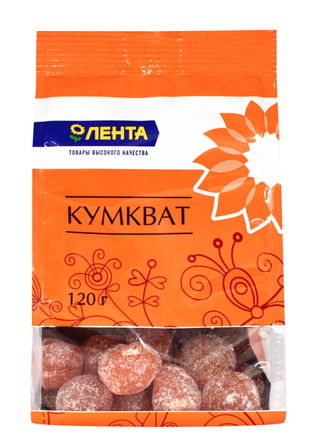 Кумкват сушеный Лента 120 г