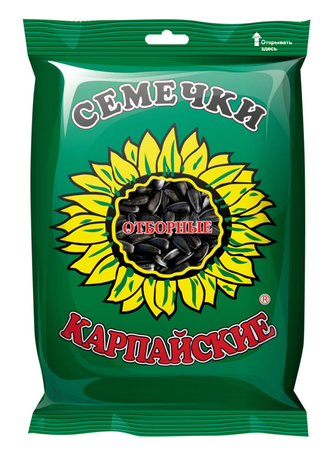 

Семечки подсолнечные Карпайские жареные отборные 80 г