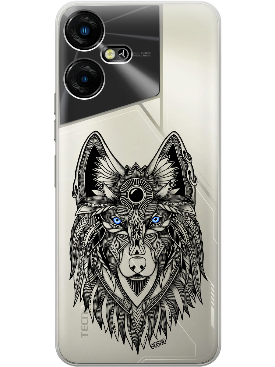 

Силиконовый чехол на Tecno Pova Neo 3 "Grand Wolf", 20001480