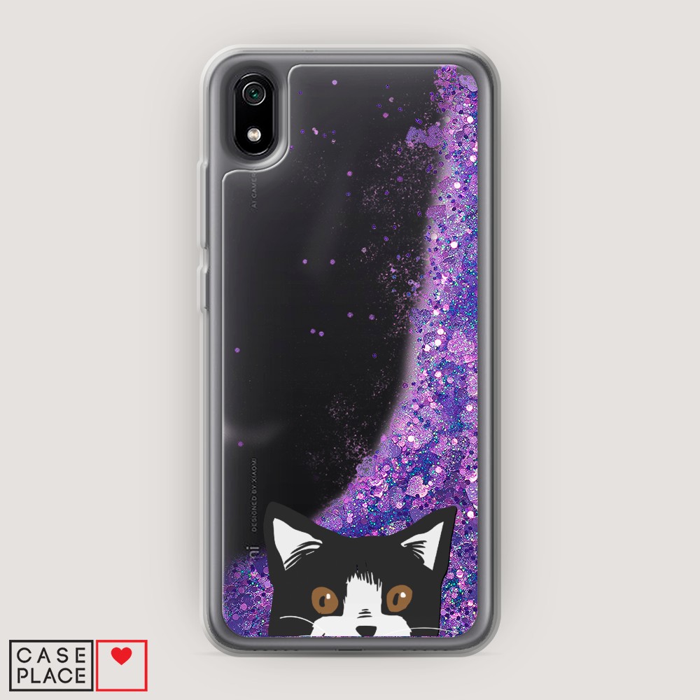 

Чехол Awog на Xiaomi Redmi 7A "Подглядывающий кот", Разноцветный, 35492-1