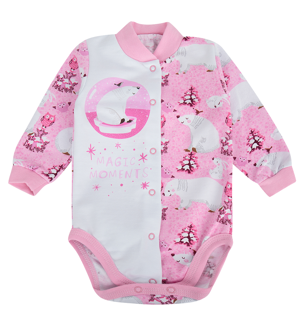 

Боди детское Babyglory MMG001 розовый р.68, MMG001