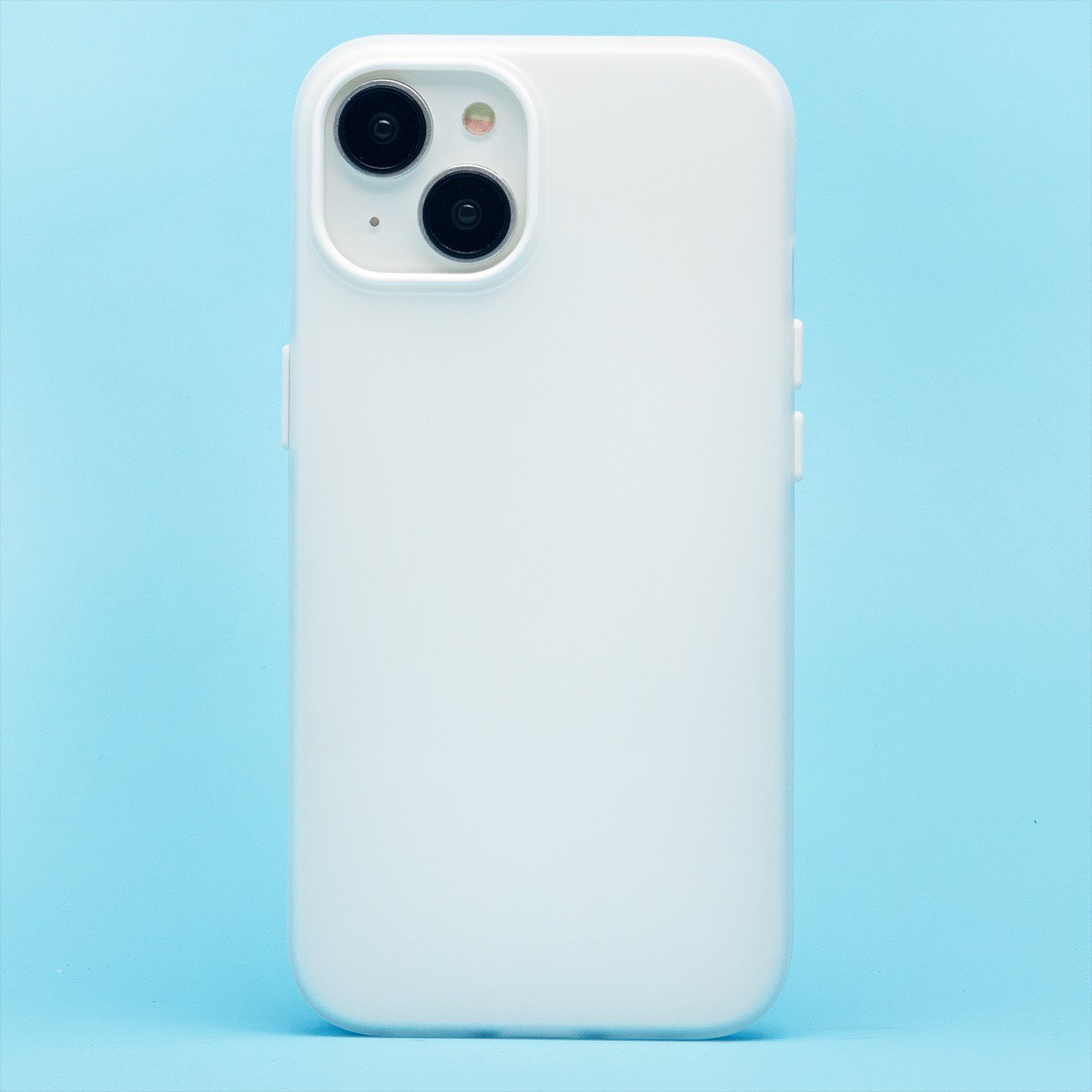 

Чехол для iPhone 14 силиконовый матовый 10 <белый>