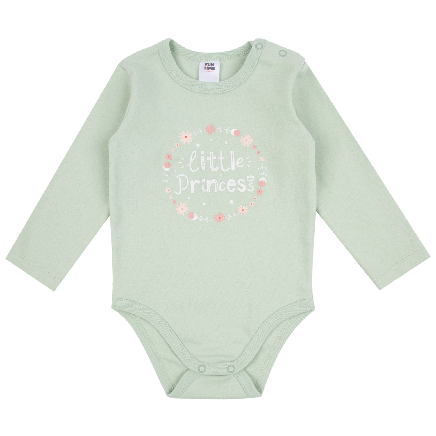 

Боди детское Fun Time 2 шт DLBFW21-004 MULTI зеленый/белый р.74, DLBFW21-004 MULTI