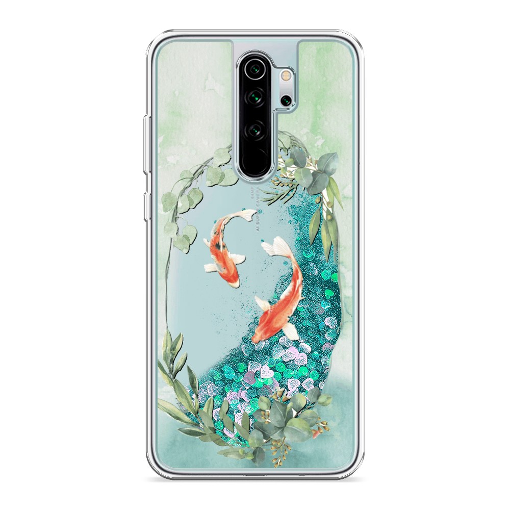 

Жидкий чехол с блестками "Две золотые рыбки" на Xiaomi Redmi Note 8 Pro, 36695-1