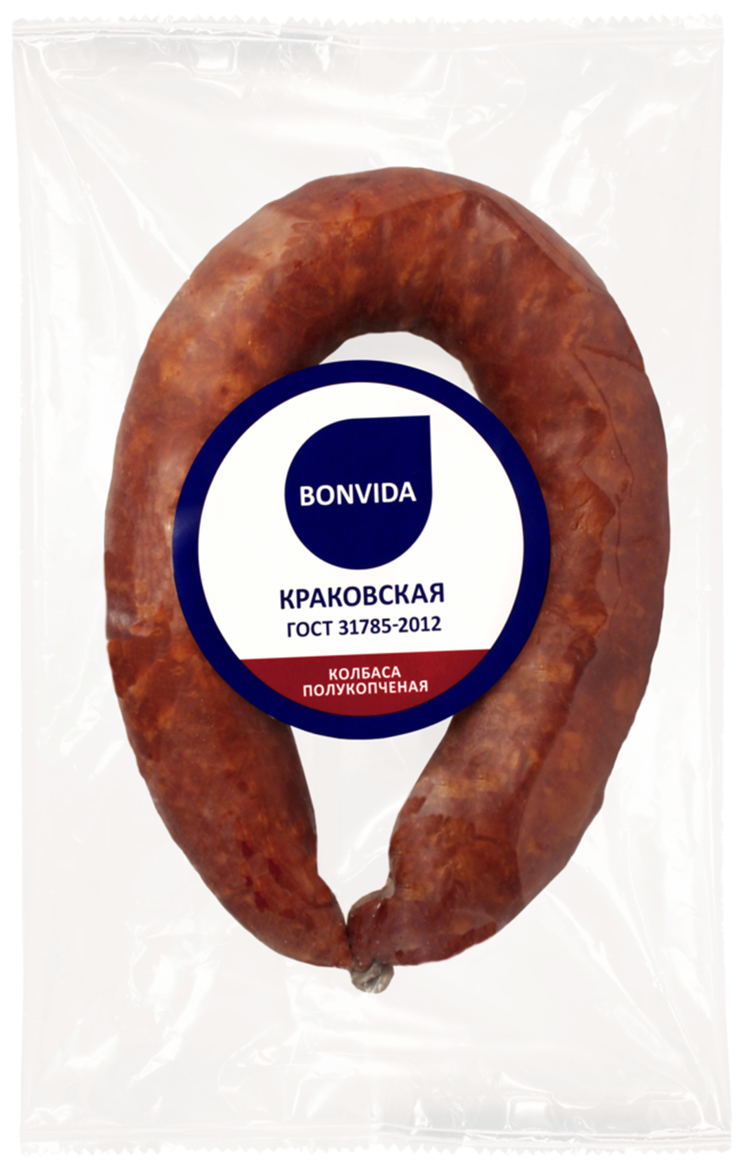 

Колбаса Bonvida Краковская полукопченая ГОСТ 350 г