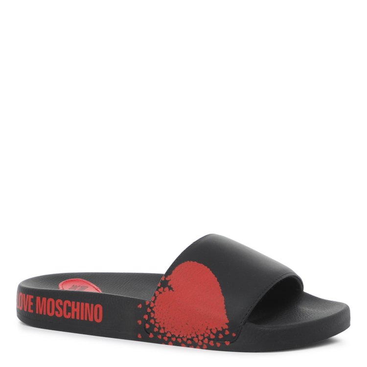 фото Шлепанцы женские love moschino ja28012g черные 38 eu