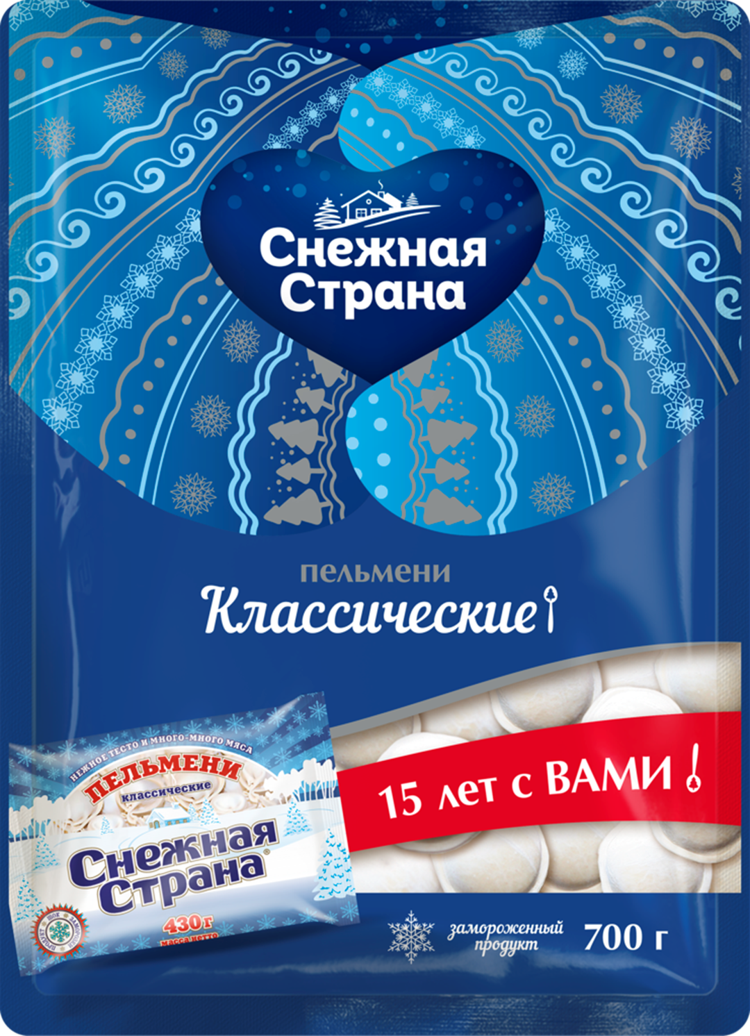 

Пельмени Снежная страна Классические 700 г
