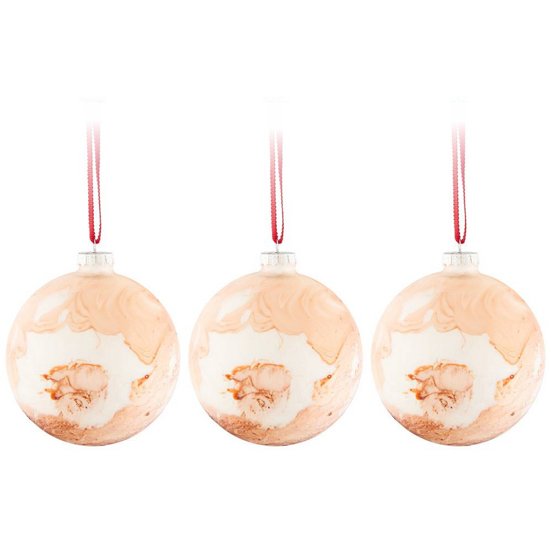 

Елочная игрушка Lefard Космос 137-242 3 шт. бежевый, Космос