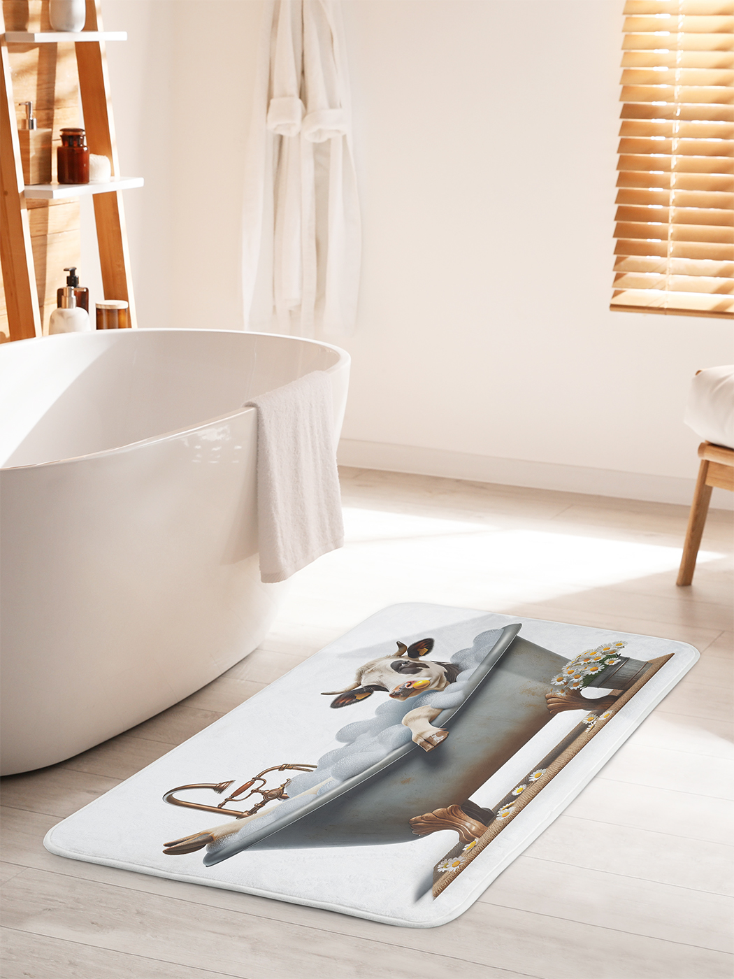 

Коврик для ванной туалета душа JoyArty "Ванные процедуры", bath_429825_60x100