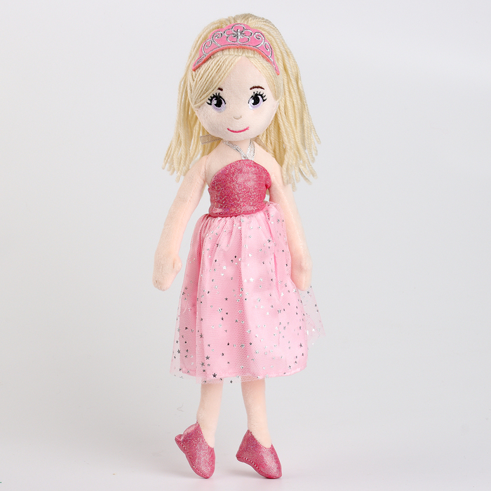 

Мягкая игрушка "Кукла" в розовом платье, 35 см