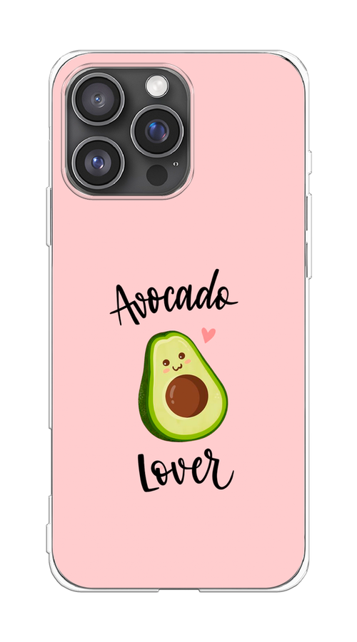 

Чехол на Apple iPhone 16 Pro Max "Avocado lover", Розовый;зеленый, 16350-1