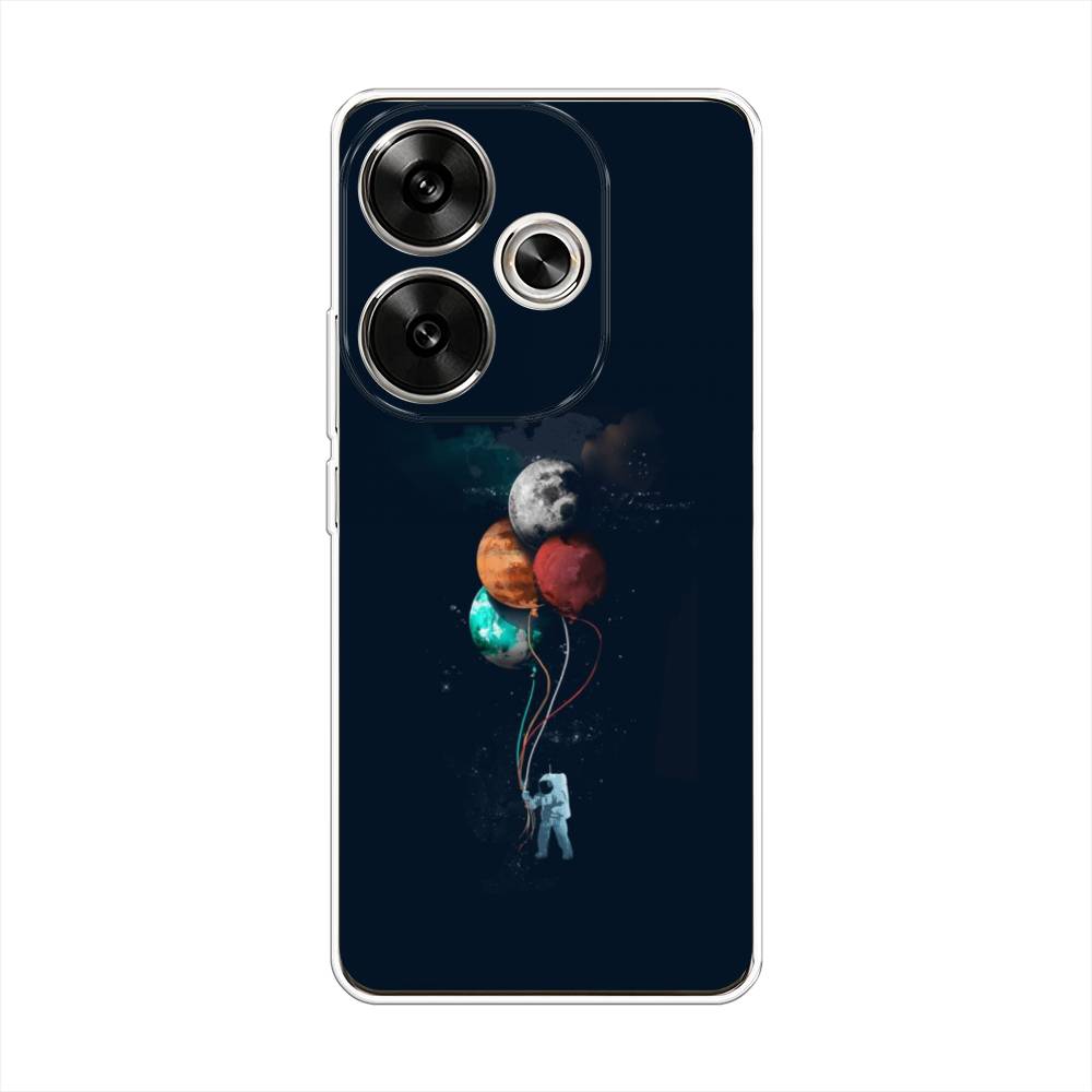 

Силиконовый чехол "Космонавт с шариками" на Xiaomi Redmi Turbo 3, Прозрачный, 322150-1