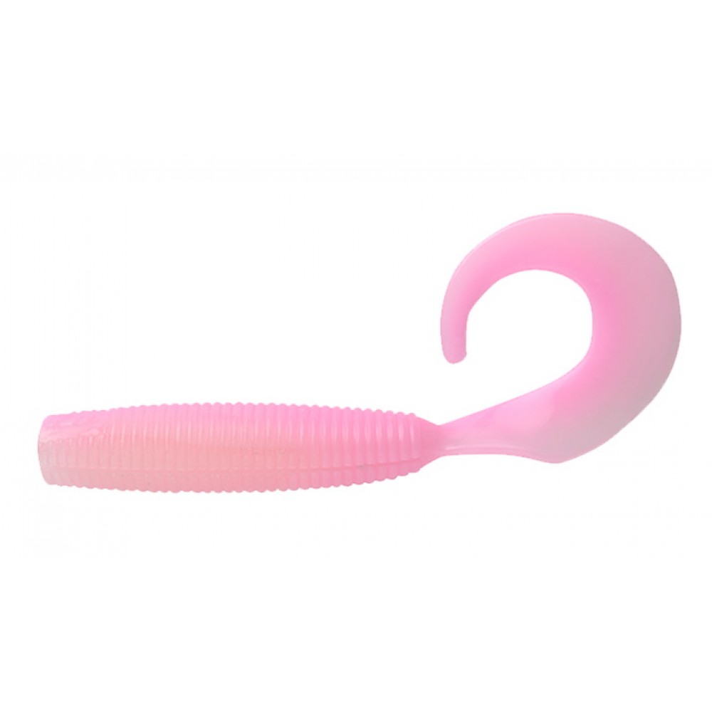 

Приманка Daiwa bait junkie 4 grub pink glow uv розовый, Разноцветный