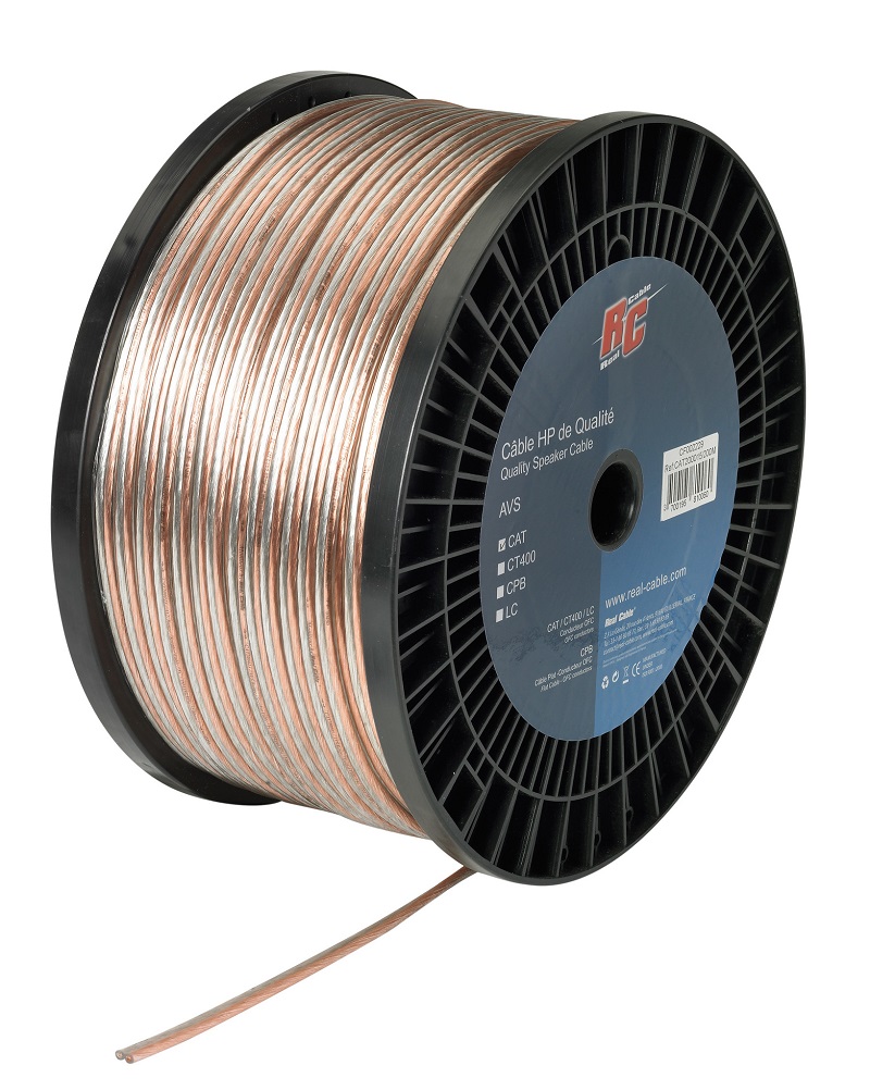 фото Акустический кабель real cable cat200015 200m golden