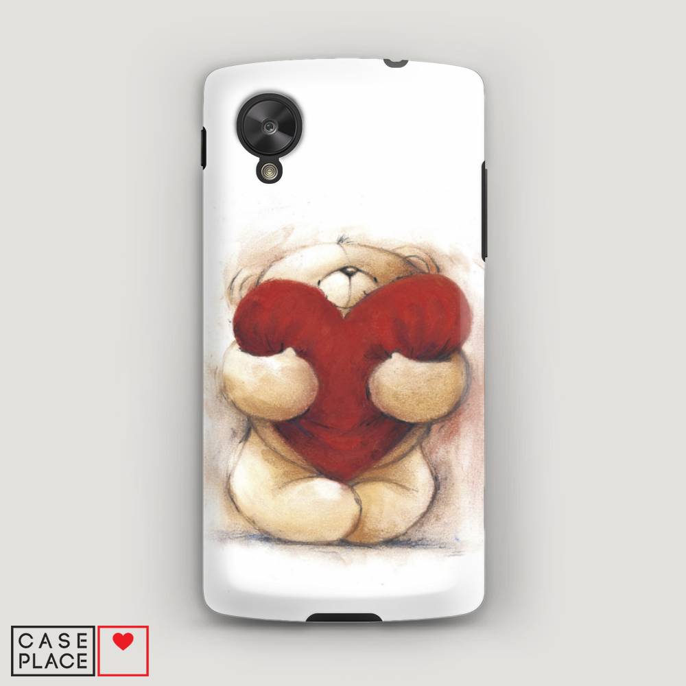 

Чехол Awog "Мишка с сердцем 1" для LG Nexus 5