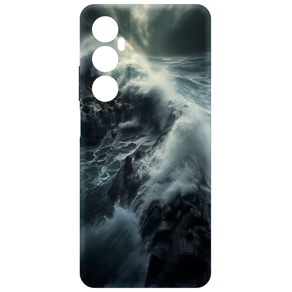 

Чехол Krutoff для Realme C65 Шторм, Черный