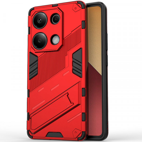 

Противоударный чехол Megatron для Xiaomi Redmi Note 13 Pro 4G / Poco M6 Pro 4G, красный, Megatron