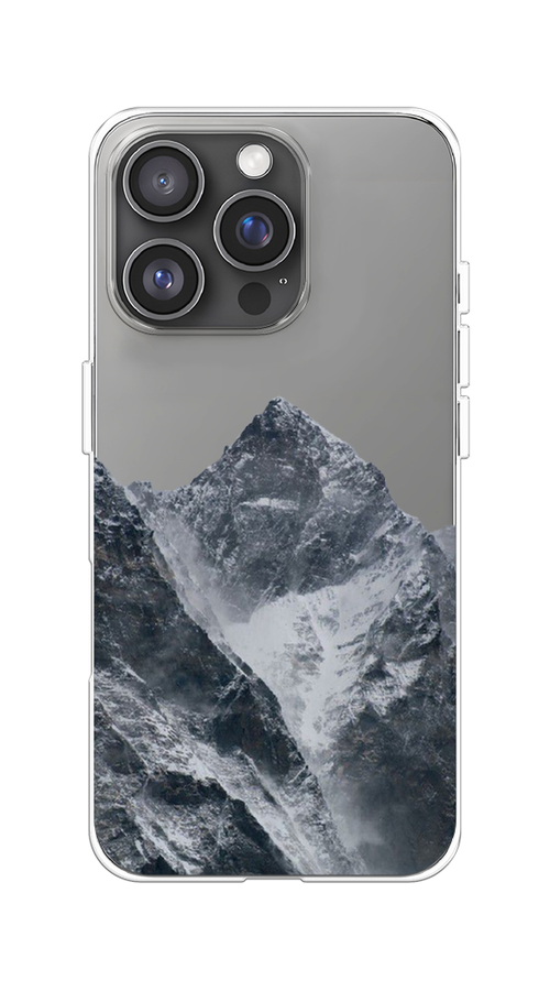 

Чехол на Apple iPhone 16 Pro "Горы арт 4", Серый;бежевый, 16250-1
