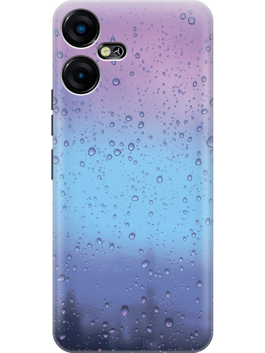 

Силиконовый чехол на Tecno Pova Neo 3 "Капли на стекле", Голубой;синий;фиолетовый, 20001480