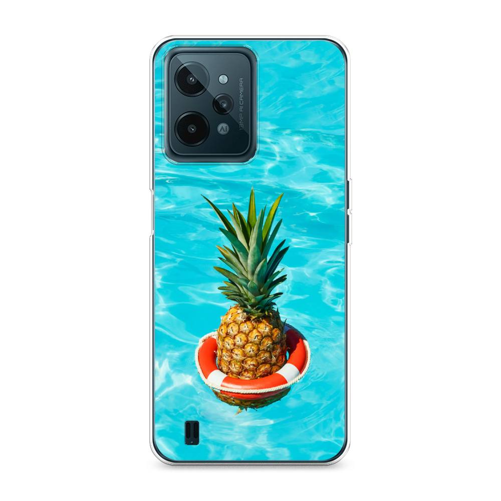 

Чехол Awog на Realme C31 "Ананас в бассейне", Разноцветный, 259350-10