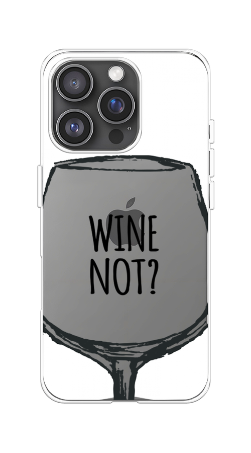 

Чехол на Apple iPhone 16 Pro "Wine not white", Белый, 16250-1