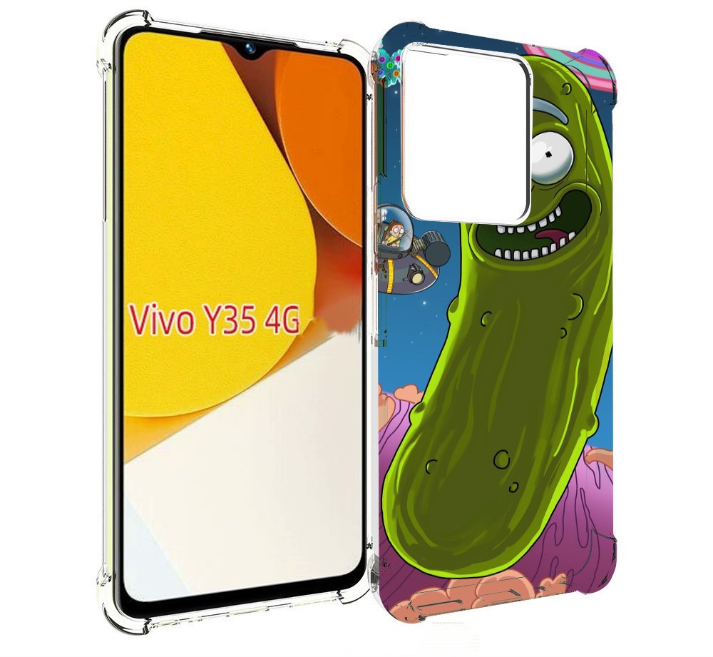 

Чехол MyPads Рик огурец для Vivo Y35 4G 2022 / Vivo Y22, Прозрачный, Tocco