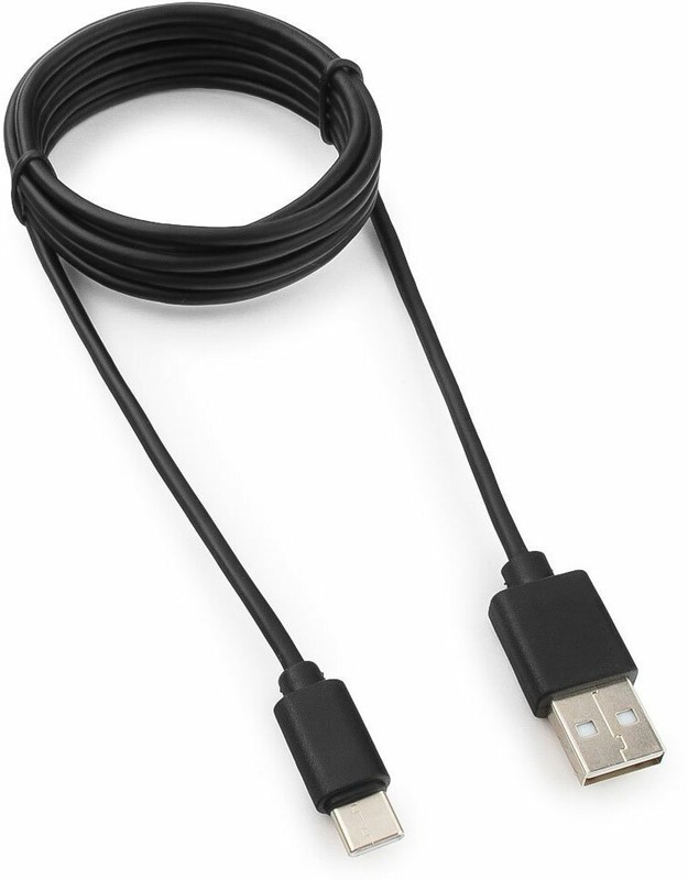 

Кабель Gembird GCC-USB2-AMCM-6 USB - USB Type-C 1.8 м, черный, GCC-USB2-AMCM-6