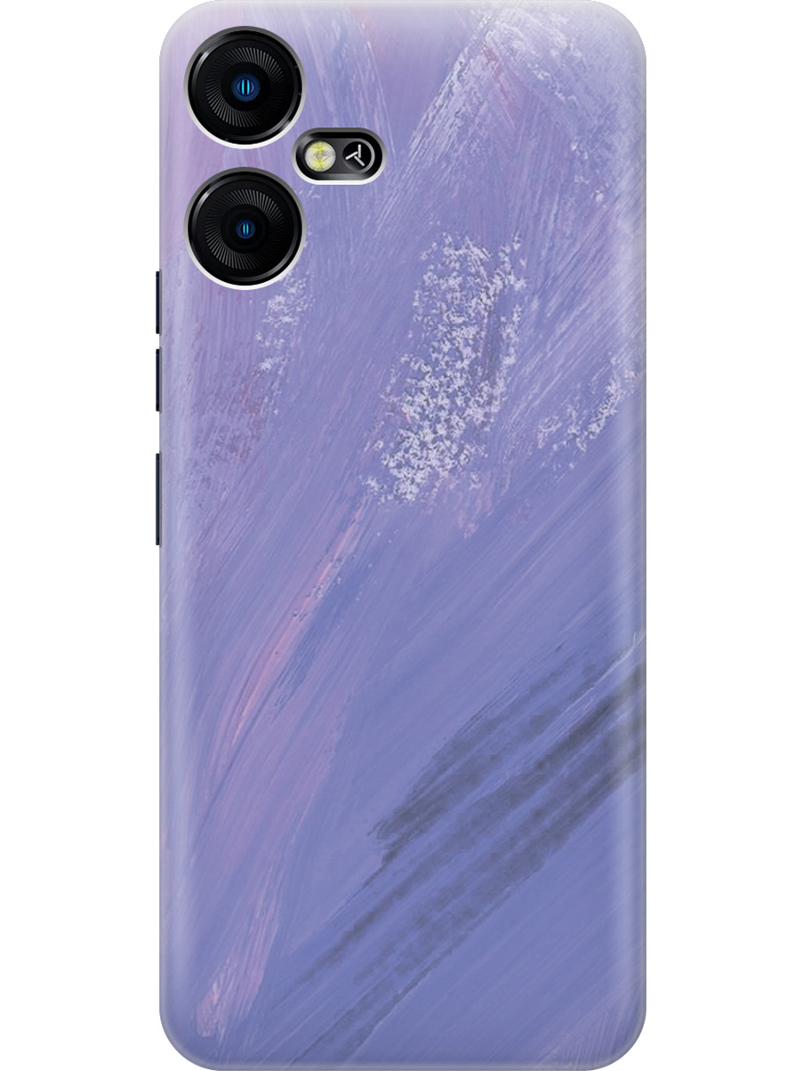 

Силиконовый чехол на Tecno Pova Neo 3 "Сиреневые мазки", Серый;фиолетовый;черный, 20001480