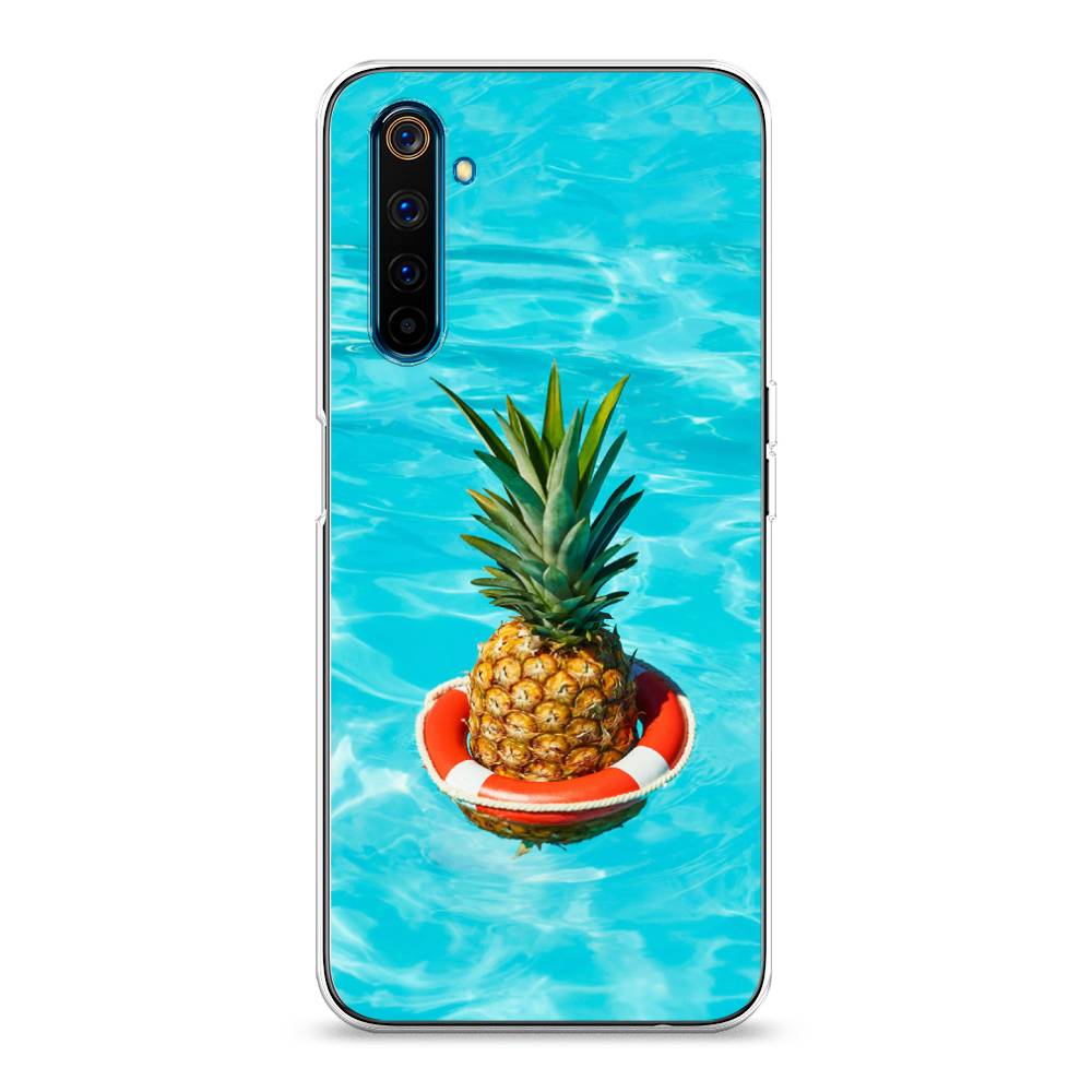 

Чехол Awog на Realme 6 Pro "Ананас в бассейне", Разноцветный, 252850-10