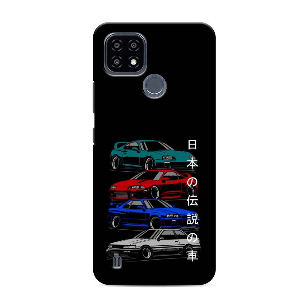 

Пластиковый чехол "JDM Legend cars" на Realme C21Y, 256820-4