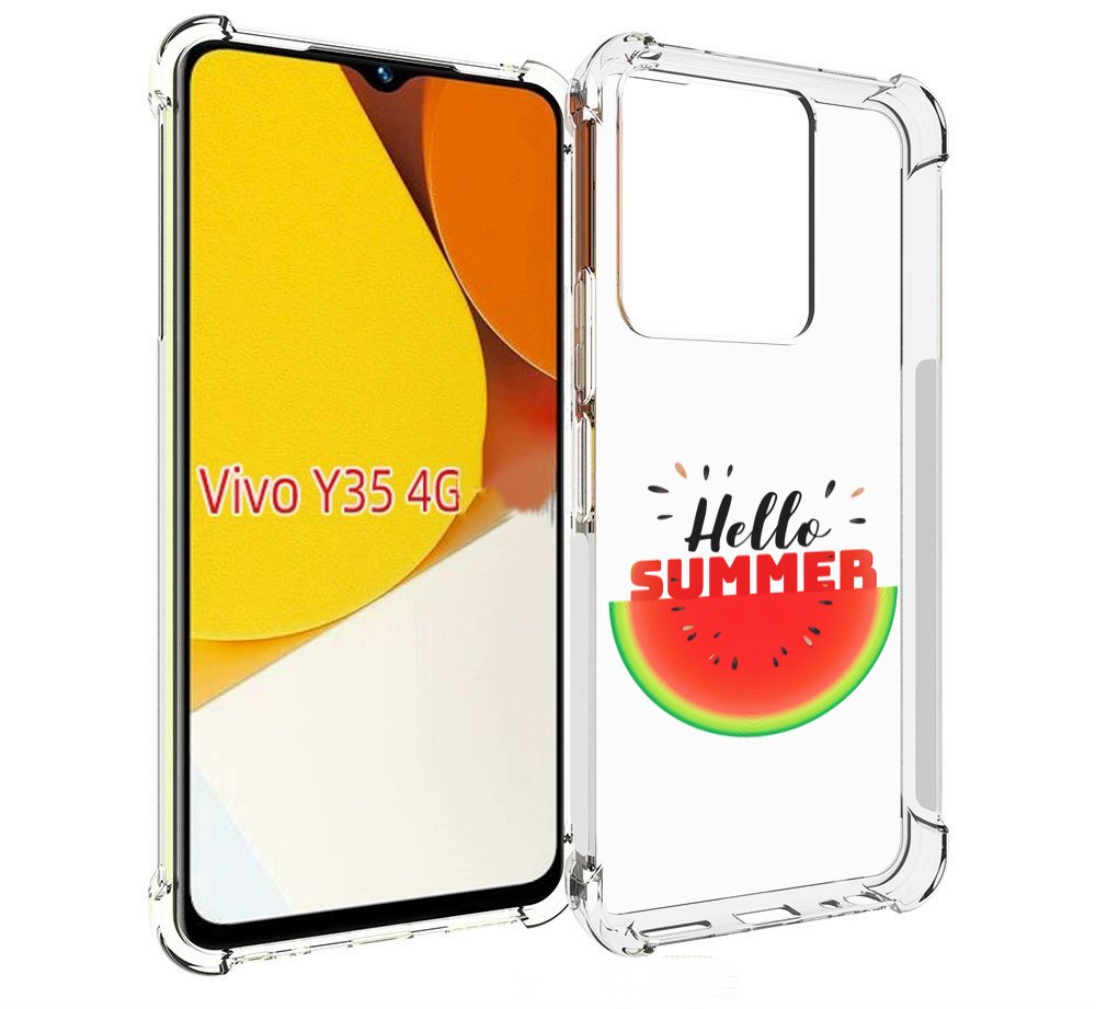 

Чехол MyPads Привет-лето для Vivo Y35 4G 2022 / Vivo Y22, Прозрачный, Tocco