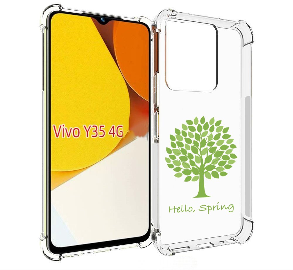 

Чехол MyPads Привет-весна для Vivo Y35 4G 2022 / Vivo Y22, Прозрачный, Tocco