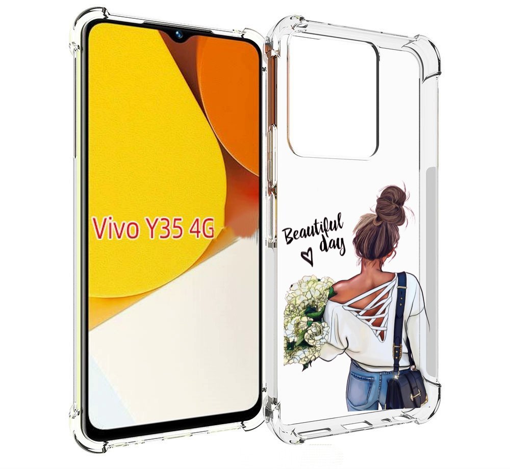 

Чехол MyPads Прекрасный-день для Vivo Y35 4G 2022 / Vivo Y22, Прозрачный, Tocco