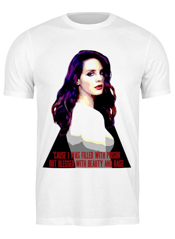 

Футболка мужская Printio Lana del rey - ultraviolence era (front & back) белая S, Белый, Lana del rey - ultraviolence era (front & back)